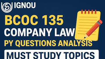 Bcoc 135 important questions malayalam IGNOU university