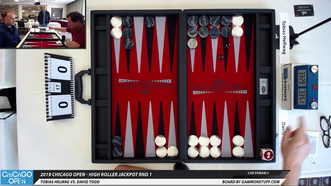 2019 Chicago - High Roller JP - Tobias Hellwag vs. David Todd - Rnd 1 - 17pts