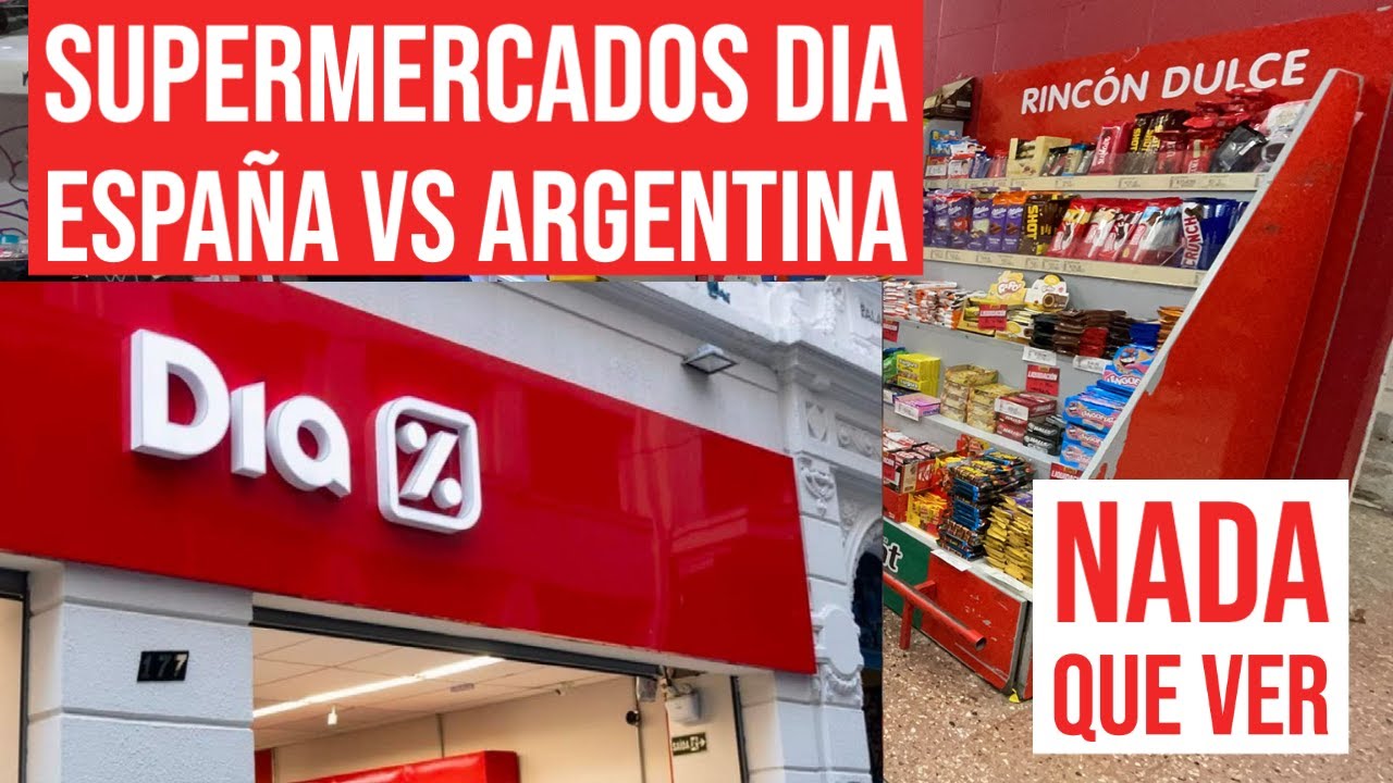 Supermercados Día 🧐 en España 🇪🇸 vs los de la Argentina 🇦🇷 