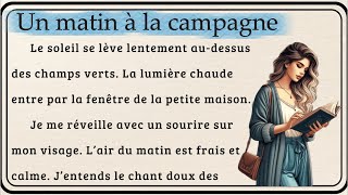 🐦 Morning in the Countryside🌾 | Un matin à la campagne | French Story with Emotions
