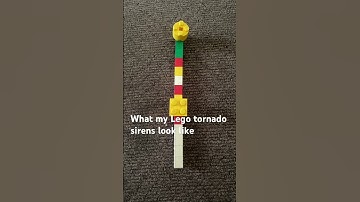 Thumbnail of What my lego tornado sirens look like verses real ones