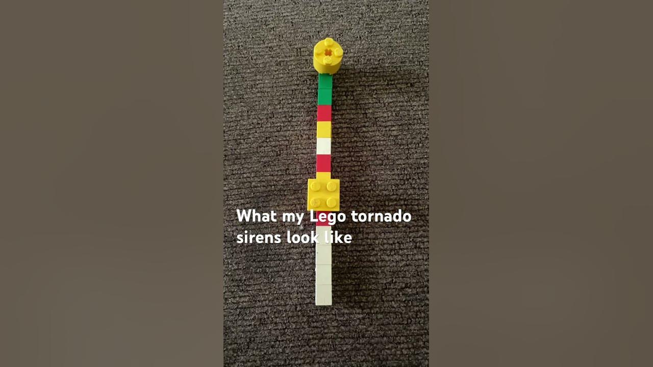 What my lego tornado sirens look like verses real ones