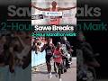 Sabastian Sawe Breaks 2-Hour Marathon Mark in Historic London Run