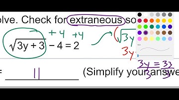 7.4 Notes Solving Radical Equations - Stailey