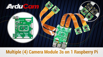 Multiple Camera Module 3s on 1 Raspberry Pi (4 Cam 1 Pi)