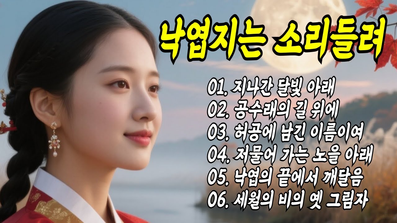 공수래 공수거 빈손으로 온 우리가 돌아가는 길 🪹🍁 한국 무상 가사 6선 #국악트로트 #Kpop #7080