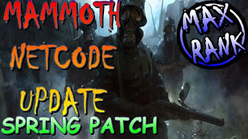 BATTLEFIELD 1 - MAMMOTH NETCODE UPDATE - Spring Patch