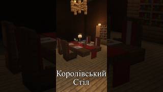 💎 Королівський Стіл у Minecraft — дизайн, гідний трону! 👑