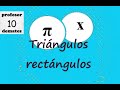 Resolución de triángulos rectángulos , trigonometría 00b conocimientos previos
