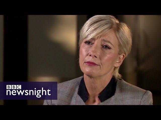 Emma Thompson: Harvey Weinstein 'top of harassment ladder' - BBC Newsnight class=