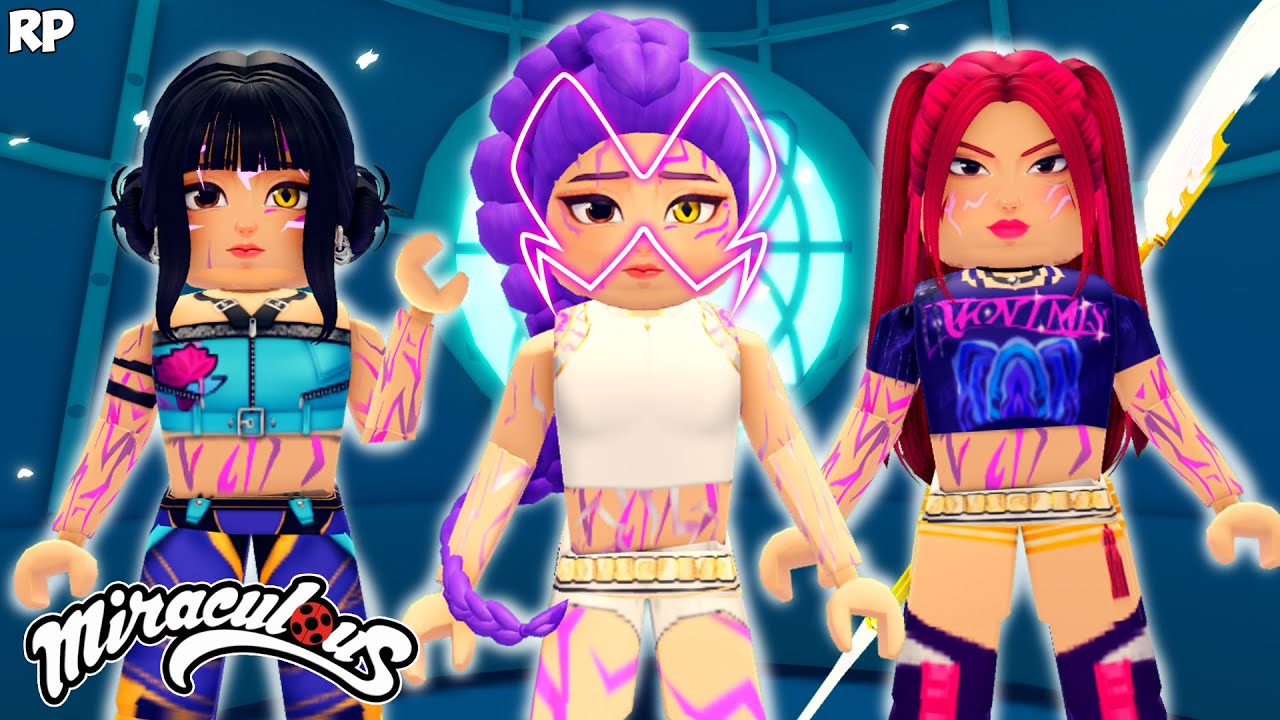 HUNTRIX BECAME DEMONS (KPop Demon Hunters) NO MIRACULOUS RP - MIRACULOUS ROBLOX!