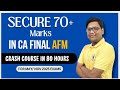 CA Final AFM | Complete Syllabus in 10 Days | Target 70+ in CA Final AFM | May 25 Exams