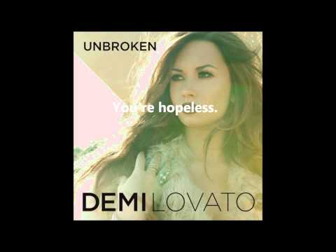 Demi Lovato - For the love of a Daughter (Lyrics on Screen)