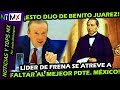 ESTE SEÑOR GILBERTO LOZANO DEBE ESTAR LEJOS DE MEXICO ¡ DIJO ESTO DE BENITO JUAREZ ! APATRIDA