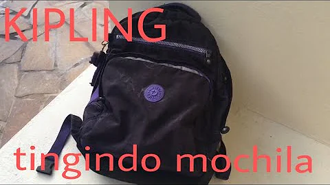 Como tingir bolsa de lona?