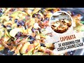 RECEITA CAPONATA DE ABOBRINHA COM CEBOLA CARAMELIZADA