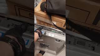dishwasher control panel removal. GE
