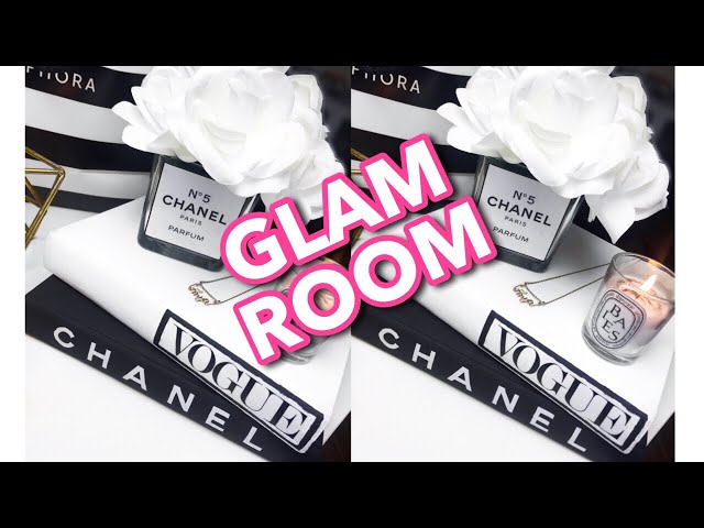 EASY DIY CHANEL LUXURY ROOM DECOR - PARFUM VASE