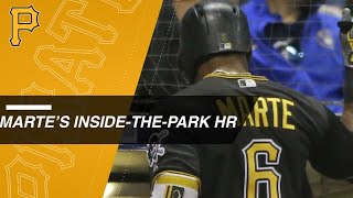 Marte hustles for a 2-run inside-the-park home run
