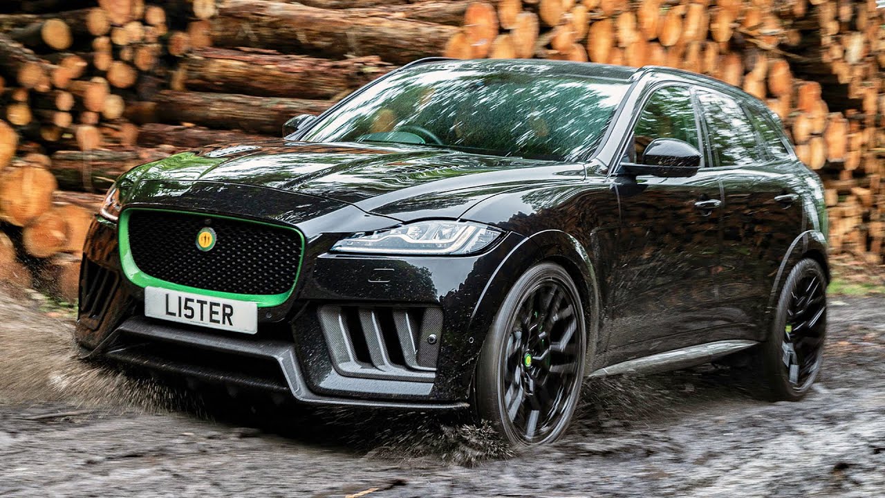2020 Jaguar F Pace SVR Stealth by Lister british powerful SUV