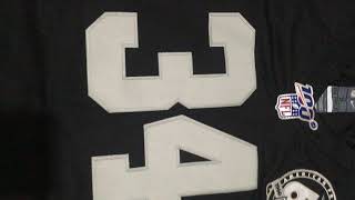 Las vegas raiders #34 bo jackson black ...