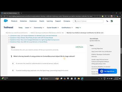 Maintain Your Platform Developer Certification for Winter 26