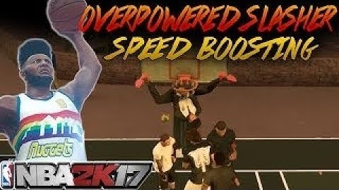 MOST OP SLASHER GOD BUILD! BEST SPEED BOOSTING SLASHER BUILDS IN NBA 2K17! NBA 2K17 OP SLASHERS