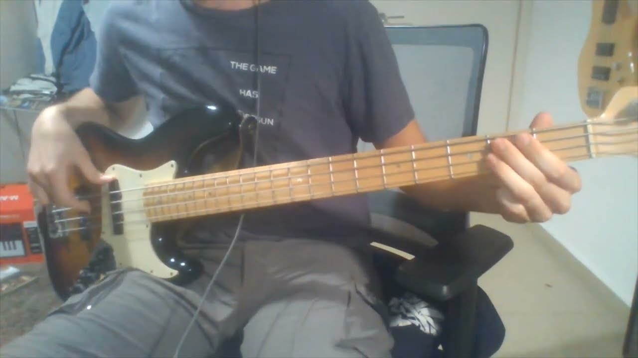 עוד לילה - הדורבנים - בס (טאבים ותווים בתאור הסרטון)