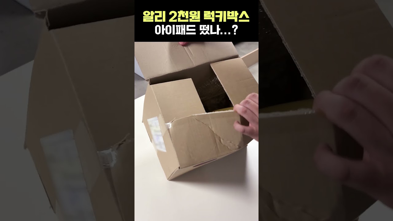 알리 익스프레스 2천원 럭키박스 떴나?!