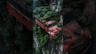 Bu kamyon nasıl durmuş böyle 😱