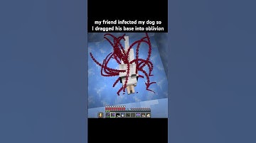He infected my Dog so I got revenge in Minecraft #minecraft