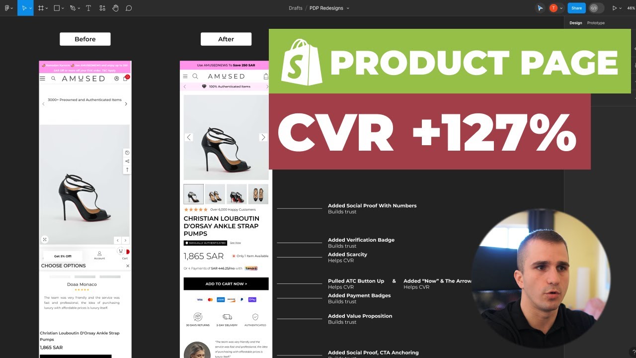 Conversion Rate Optimization: How I Improved This Shopify Product Page ...