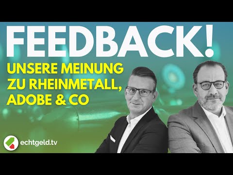 Feedback: Eure Aktien – unsere Meinung | Adobe | Deutsche Post | Enbridge | Rheinmetall | Zoetis