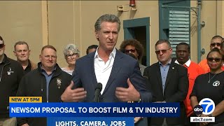 Gov. Newsom proposes bigger tax breaks to keep film, TV production in California