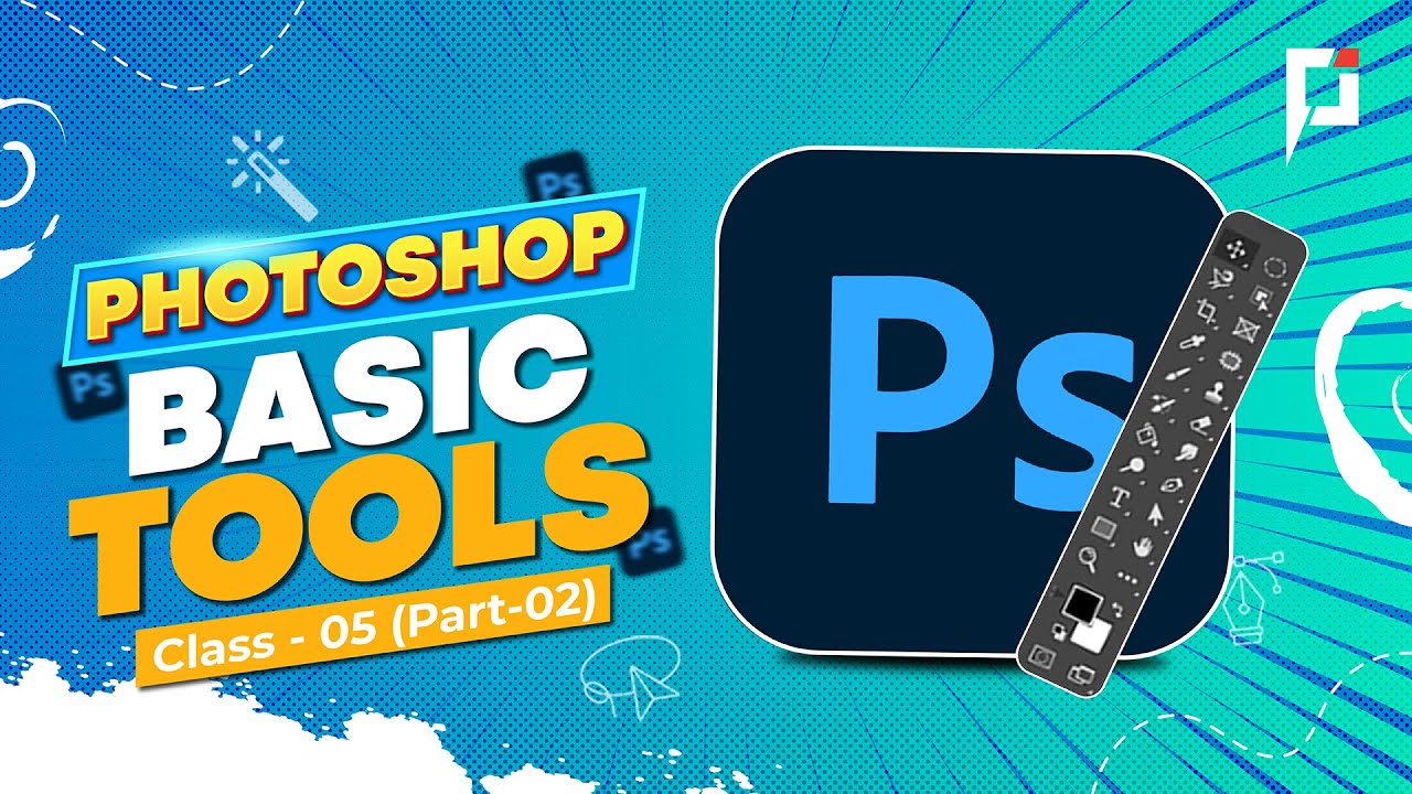 Photoshop basic tools | Class 62 | part 6 - YouTube