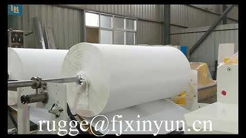 High speed automatic rewinding maxi roll paper making machine