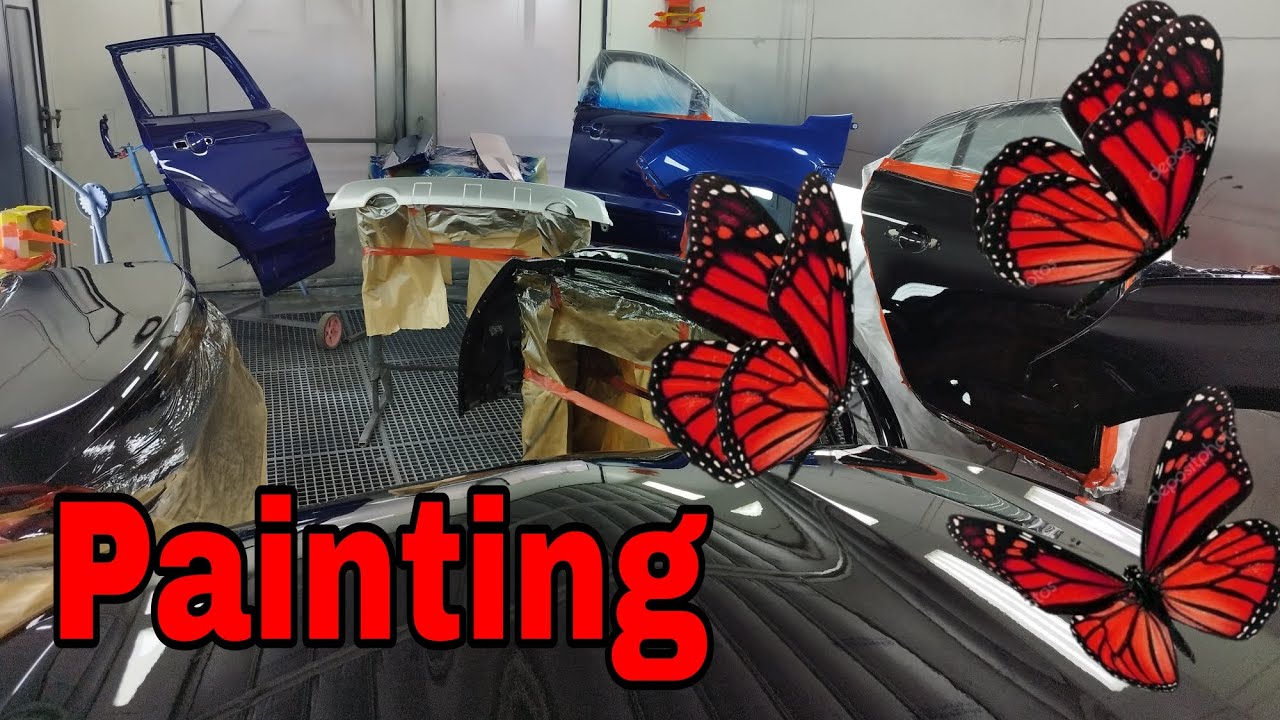 Multicolors Car Painting Glasurit base SATA HVLP 5000 Clear coat RM