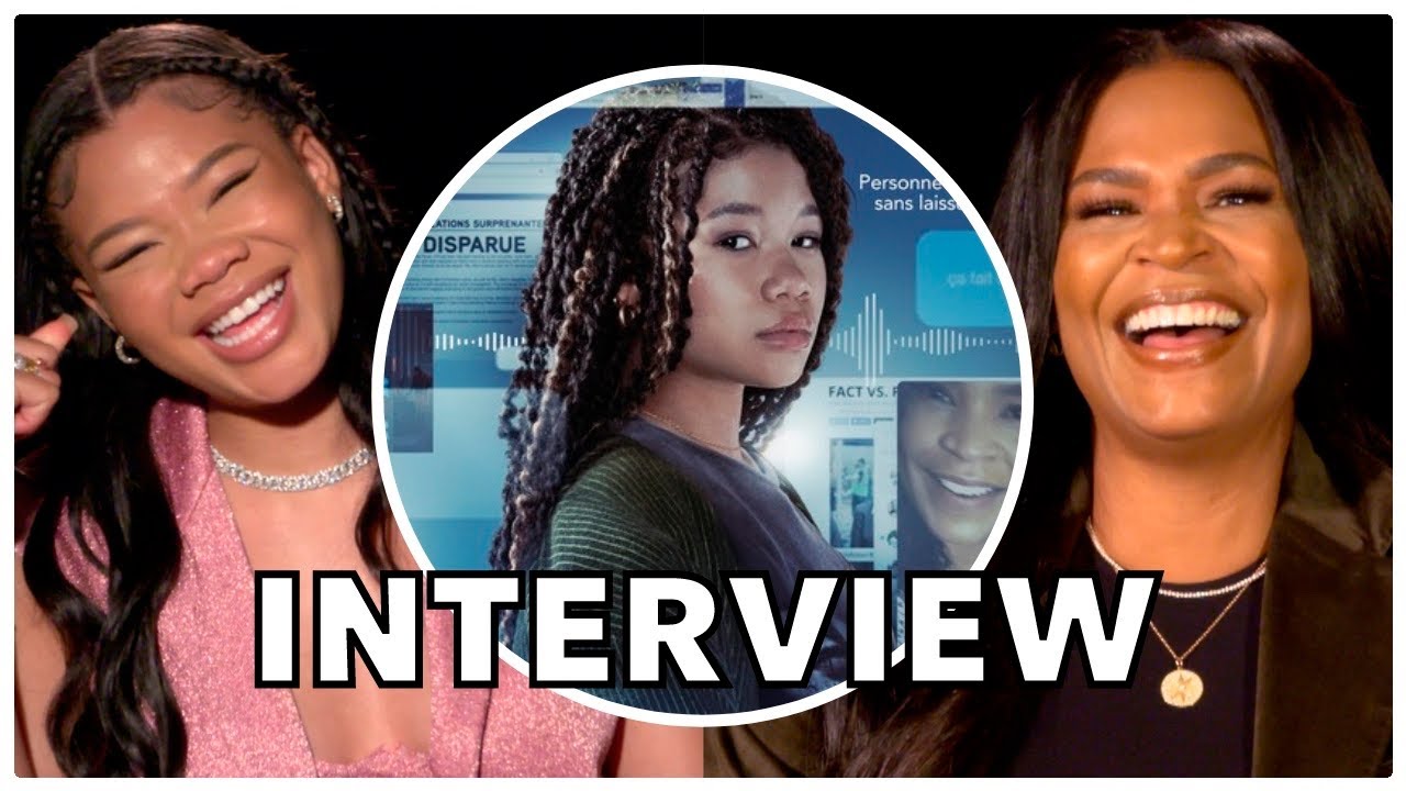 MISSING Interview | Storm Reid and Nia Long Talk SEARCHING Sequel - YouTube