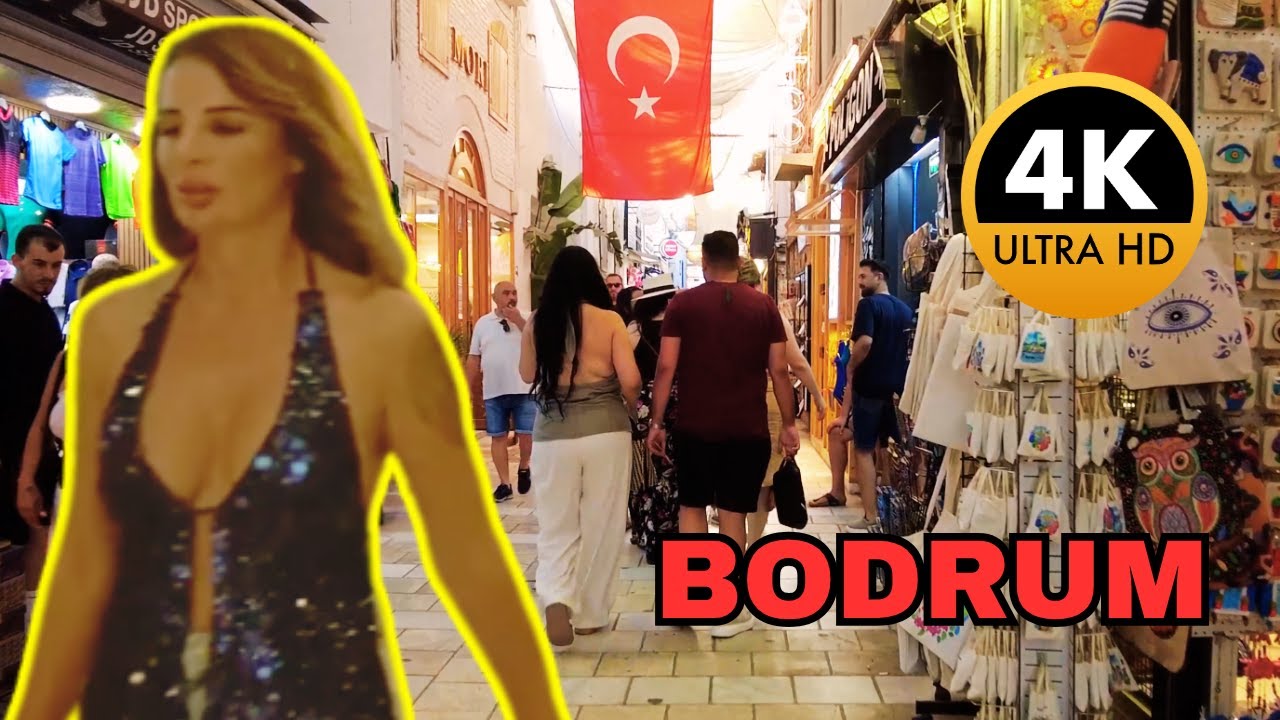 WANDER THE COASTLINE – Bodrum Turkey 4K travel walking tour | Scenic virtual walk