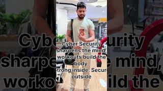 Cybersecurity sharpens the mind, workouts build the body.Strong inside.Secure outside #cybersecurity
