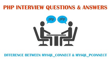 Difference Between mysql_connect and mysql_pconnect Functions in PHP