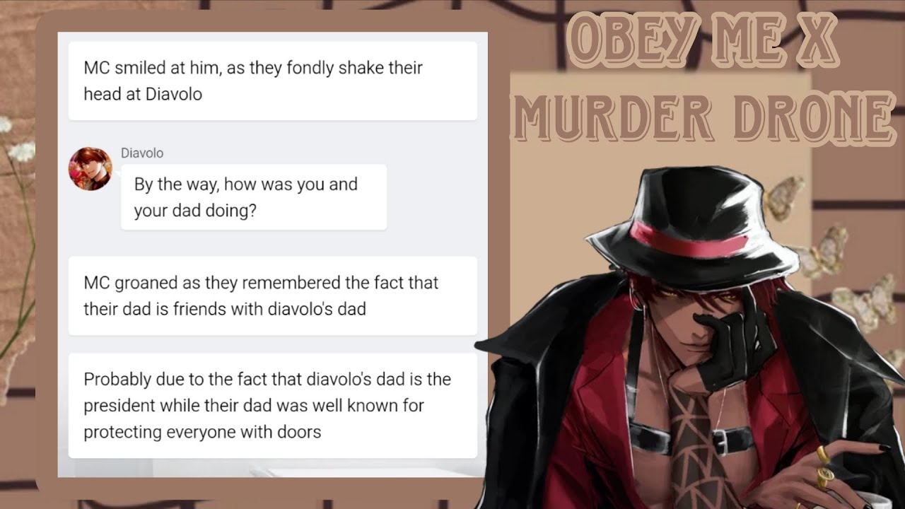 Obey me texts: Obey me X Murder Drone 