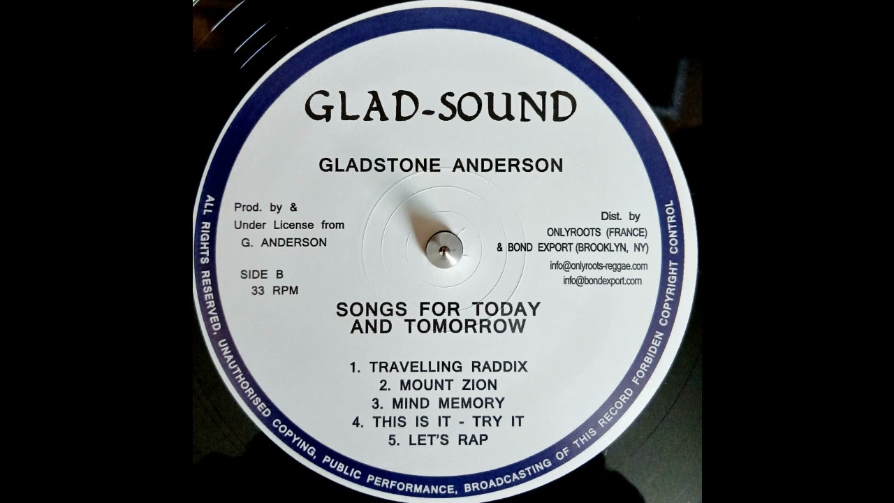 GLADSTONE ANDERSON - This Is It - Try It - YouTube