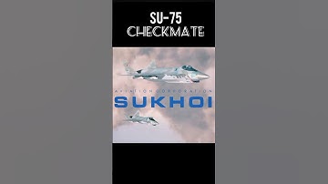 Su-75 checkmate prototype spotted with Su 57 felon #shorts #fighterjet
