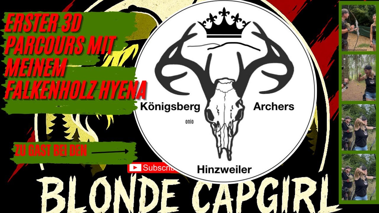 🏹 1. Parcours mit meinem Falkenholz Hyena -Teil 1 zu Besuch bei den Königsberg Archers in Hinzweiler