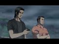 Initial d Jager - I won't fall apart scene. (Ae86 vs S15)