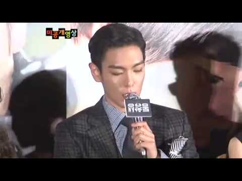 탑 돌발 포즈, '동창생' 시사회 현장 '폭소' / YTN