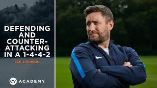 Famous Lee Johnson • Coaching Defending and counter-attacking in a 1-4-4-2 • CV Academy Session Profile
