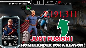 Homelander testen op lage fusiesnelheid! Wat is hij geweldig 🤩 - Mk Mobile