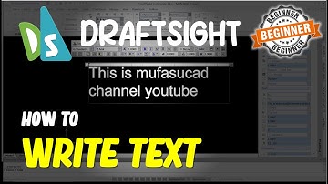 Draftsight How To Write Text